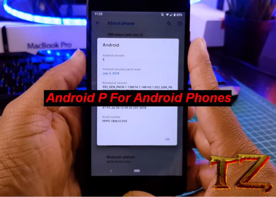 Android P on Android phones