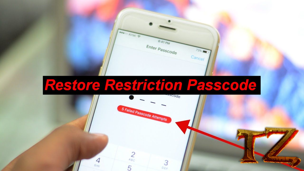 restore restriction passocde