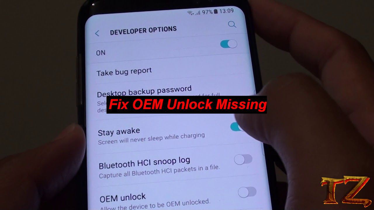 fix missing OEM Unlock