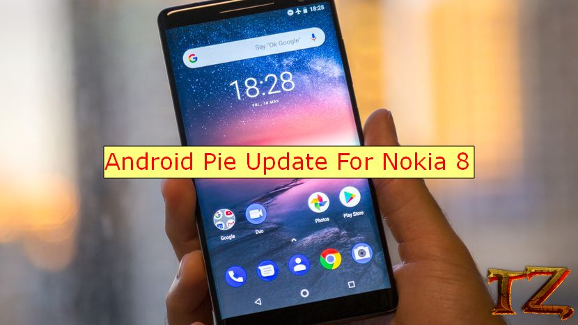 Android Pie update for Nokia 8